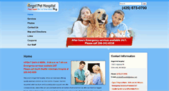 Desktop Screenshot of angelpethospital.com